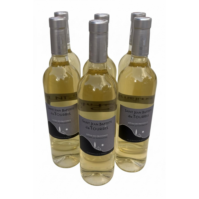 Carton Vin blanc AOP Côtes de Provence 2025 - Cuvée Le Pigeonnier