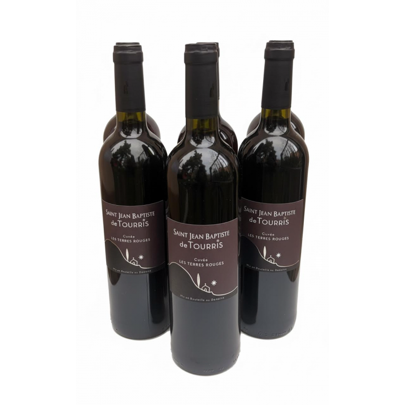 Carton Vin rouge AOP Côtes de Provence 2025 - Cuvée Les Terres Rouges
